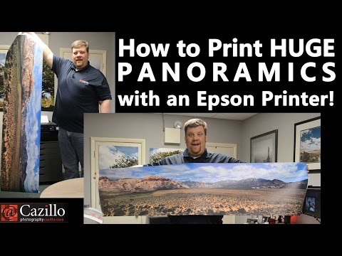 How to Print HUGE PANORAMICS with an Epson Printer!