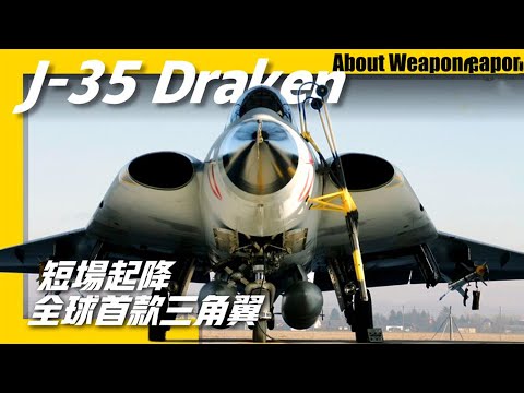 薩博-35戰鬥機：人類首款採用雙三角翼佈局的戰機。眼鏡蛇機動的鼻祖，瑞典軍工名不虛傳！