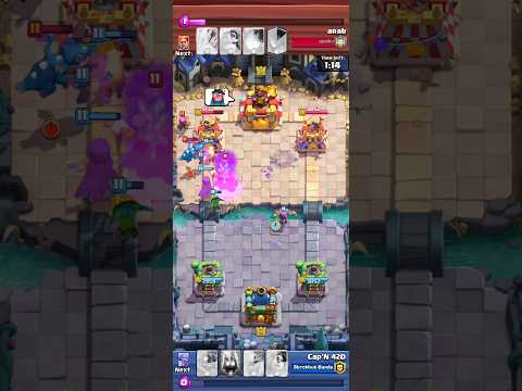 Taking down an emote spammer 😆🥲 #clashroyale #supercell #gaming