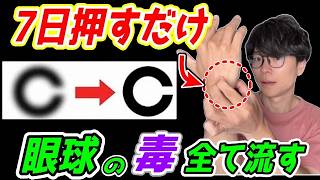 【首コリ、目元のコリ消えて0.4⇨1.0】7日間手首を押すだけで視力回復！ストレートネック、巻き肩が矯正される！首コリ、肩こり、頭痛も消えてみるみる見えるようになる視力回復トレーニング！