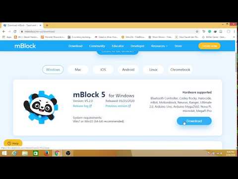 Aplikasi belajar coding mblock 5 ( cara download )