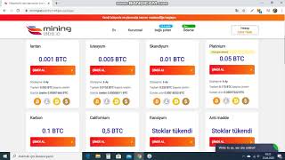 Mining Labs (cloud miner center benzeri) saatlik 250 BTC satoshi