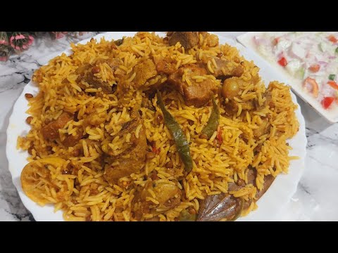 Masoor Gosht Ka Pulao | Easy & Very DELICIOUS Recipe ❤️  Masoor Mutton Akhni Pulao Recipe