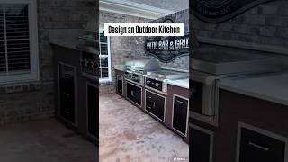 Outdoor Kitchen Design App #kitchen #outdoorkitchen #design #backyard #homedecor