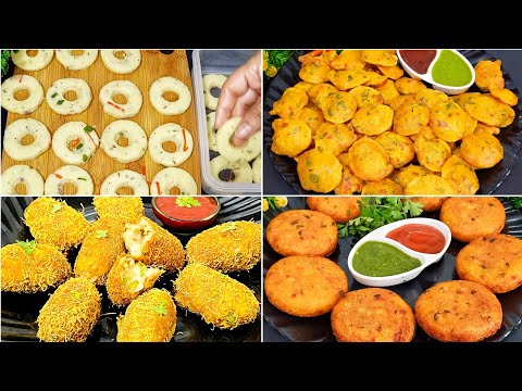 4 Ramzan Special Recipes | Potato Snacks Recipes | Ramadan Iftar Recipes 2025