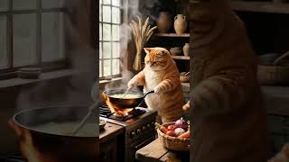 Today I'm farming  #orangecat #aivideo #funnyvideo #catloversusa  #viralpets #funnypets