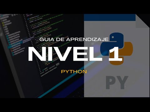 NIVEL 1 GUIA DE APRENDIZAJE 🐍💛💙 #python #aprendeaprogramar