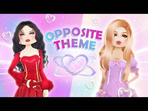 DRESSING UP As The OPPOSITE Theme In DRESS To IMPRESS Roblox..?! (I won *1st place*)