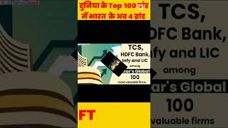 दुनिया के Top 100 ब्रांड में भारत के 4 ब्रांड #tcsnqt2022 #tcs #hdfcbank #lic #shorts #shortsvideo