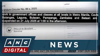 Palace suspends work, classes as low pressure area threatens Luzon | ANC