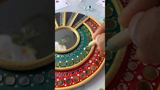 Lippan Art || Wall Hanging Craft Ideas || Easy and Simple Craft #diy #art #shorts #trending