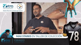 ¡IMPRESIONADO! Max Starks ve cómo se crea arte en vidrio 🏈🔥| Steelers + Vitro