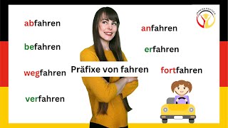 Alle Präfixe von fahren // German class #learngerman #deutschlernen #deutschkurs #germancourse