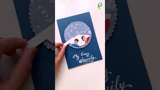 Painting Crazy Card for Family 😱 🧑‍🧑‍🧒‍🧒 #shorts