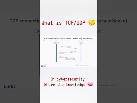 What is TCP/UDP in cybersecurity | simple explanation #cybersecurity #crypto #network #explore #fyp