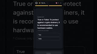 Certik Answer Quest: INTO TO CRYPTO DRAINERS #certik #airdrop