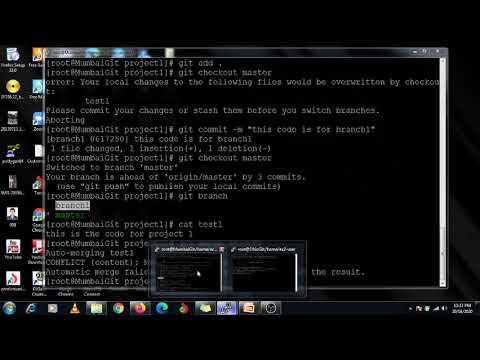 6 DevOps How to use of Git Branches merge conflict stash reset revert tags