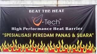 Peredam Suara spakboard depan VtechGlobal Insulator dengan contoh mobil nissan grand livina