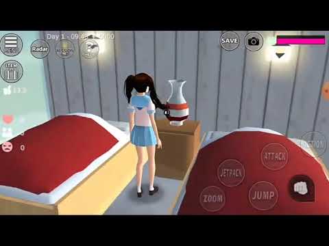 《樱花校园模拟器》💌请领取今日份的透明玻璃房~（Sakura School Simulator🌸）