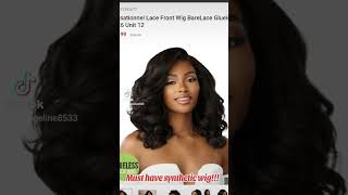 Must-Have Synthetic Wig🔥🔥🔥 #13x6wig #sensationnelwigs #wigreview #musthaves