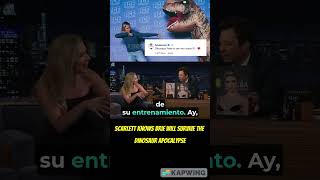 Scarlett Johanson says Brie Larson will survive the Dinosaur apocalypse (Jimmy Fallon)