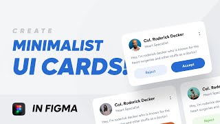 Create Minimalist UI Cards | Figma in Hindi | Minimalism | #figma