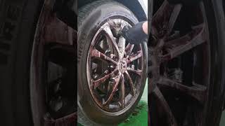 스스로 좋은곳을 찾아온 빨간휠을낀 #벤츠 #a220 #디테일링 #세차 과정 #automobile #detailing #ppf #clean