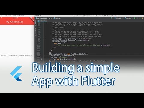 Building a simple mobile app with Flutter