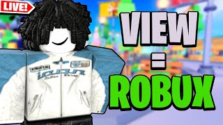 🔴 Live 🔴| 100+ Robux Spin The Wheel To Viewers  | Pls Donate