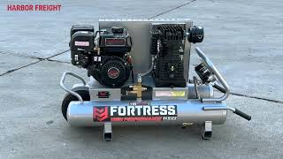 Fortress 9 Gallon Wheelbarrow Air Compressor | Harbor Freight