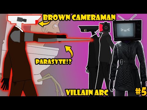 Brown Cameraman Villain Arc Part 5 @DaFuqBoom  #sticknodespro #cameraman  #tvwoman  #skibiditoilet