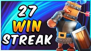27 WINS 0 LOSSES! My Main Clash Royale Deck Can't Lose