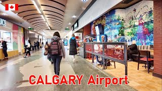 Calgary Airport YYC 🇨🇦 CANADA Travel 4K Calgary International Airport Walking Tour