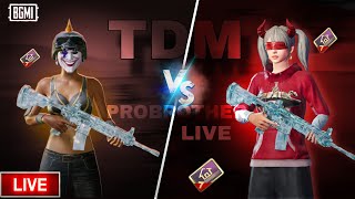 STREAK MATCH | 1V1 TDM LIVE | 1V1 ROOM | TDMPLAYER VS TDMPLAYER 🥶| 1V1 FREE ROOM | BGMI ROOM LIVE 🤯