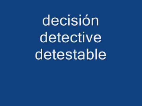 Lección 5. Parte 1. Palabras iguales en inglés y español "Spanish in Canada"