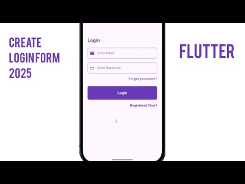 How to make dynamic Login Form UI in Flutter? 2025 Flutter Login Form UI Tutorial