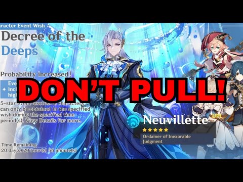 WHY YOU SHOULDN’T PULL FOR NEUVILLETTE AND ZHONGLI IN 5.2 - Genshin Impact