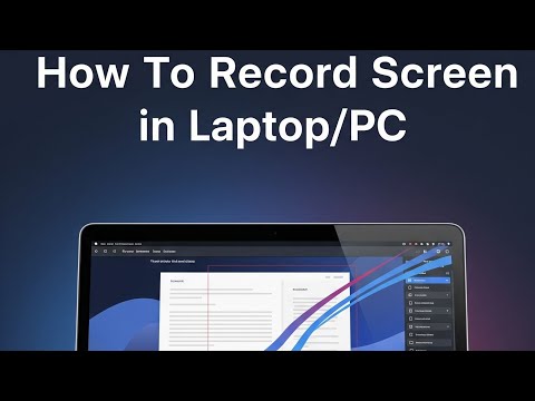 How to record 🚀 Laptop/PC Screen  ! 💻 Easy steps to capture anything ! windows 10
