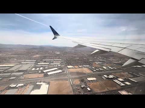 UA1298 sunny afternoon takeoff LAS