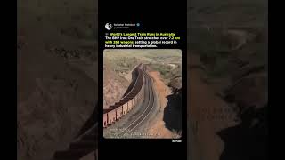 World’s Longest Train Ever 7.3 km Unveiled | BHP Iron Ore Mega Train Marvel 🚂