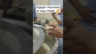 Kojagiri Paurnima special milk at COEP hostel #coeppune #physicswallah #mhtcet #coephostel #iittoppe