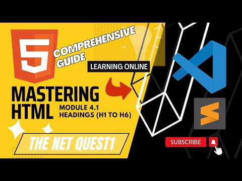 Mastering HTML - A Comprehensive Guide | HTML Headings (H1 to H6)