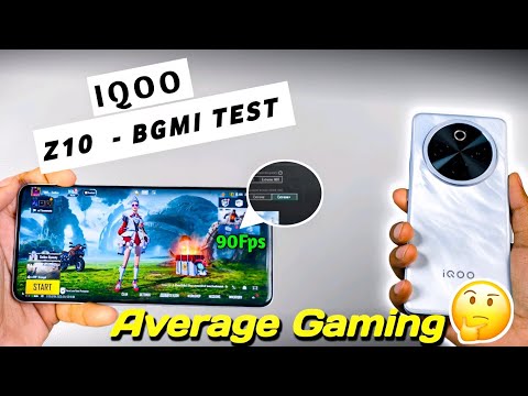 iQOO Z10 BGMI Gaming Test | FPS Stability + Battery Drain & Heating Test ll IQOO Z10 ll Gear Game ll