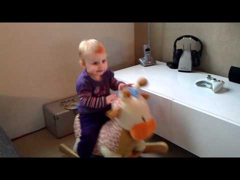 Sophie op giraffe