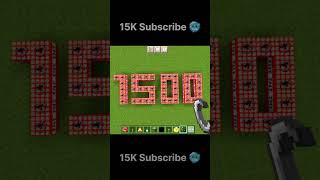 1500k Subscribe 😱 #gaming #minecraft #minecraft1 #minecraft #usa  #short #shorts