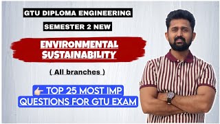 ENVIRONMENTAL SUSTAINABILITY MOST IMP QUESTIONS | GTU DIPLOMA ENGINEERING SEMESTER 2 | E&S IMP |