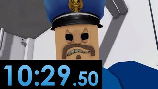 Roblox Barry's Prison Run Speedrun (10:29.50) Former WR *First Person Mode: Off*