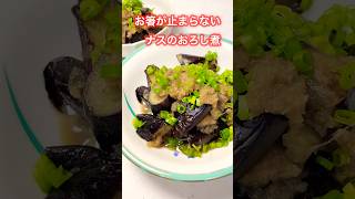 ナスだけでおろし煮  #簡単レシピ #節約レシピ #shorts #大根