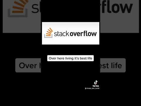 Poor stack overflow #humor #techhumor #engineeringlife #developer #chatgpt