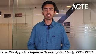 IOS App Development Training Review by ACTE Student| ACTE Bangalore Student Reviews | ACTE Reviews